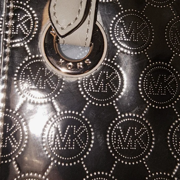 Michael Kors Shiny Bronze Rose Gold Tote - Picture 6 of 8